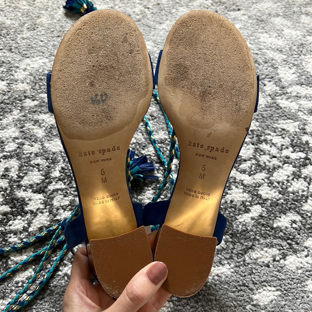 Kate Spade Suede Manor Sandal - Picture 16 of 16